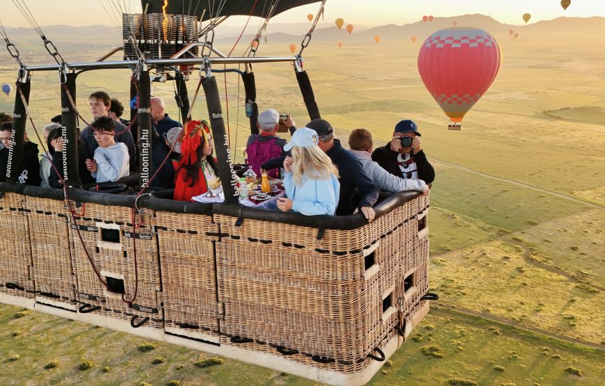 Private Sunrise Balloon Experience with Exclusive Service & Royal Breakfast