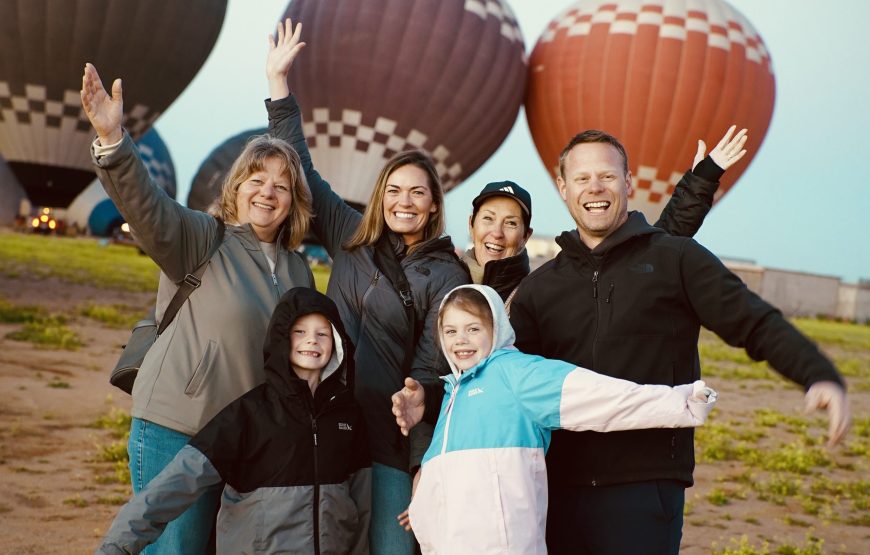 Private Sunrise Balloon Experience with Exclusive Service & Royal Breakfast