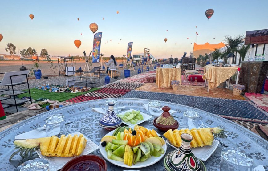 Private Sunrise Balloon Experience with Exclusive Service & Royal Breakfast