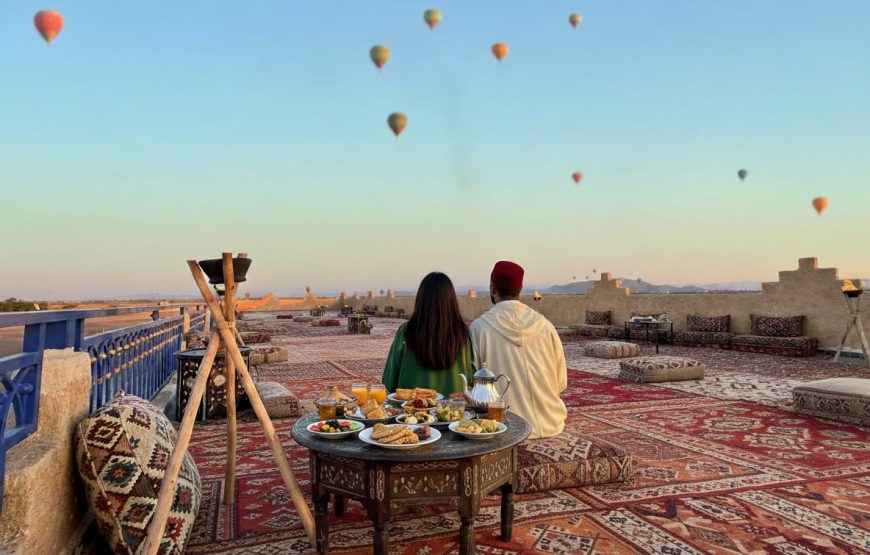 Private Sunrise Balloon Experience with Exclusive Service & Royal Breakfast
